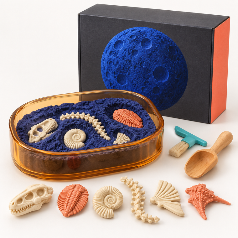 Dinosaur Fossil Dig Kit – Unearth Hidden Treasures & Explore Prehistoric Adventures