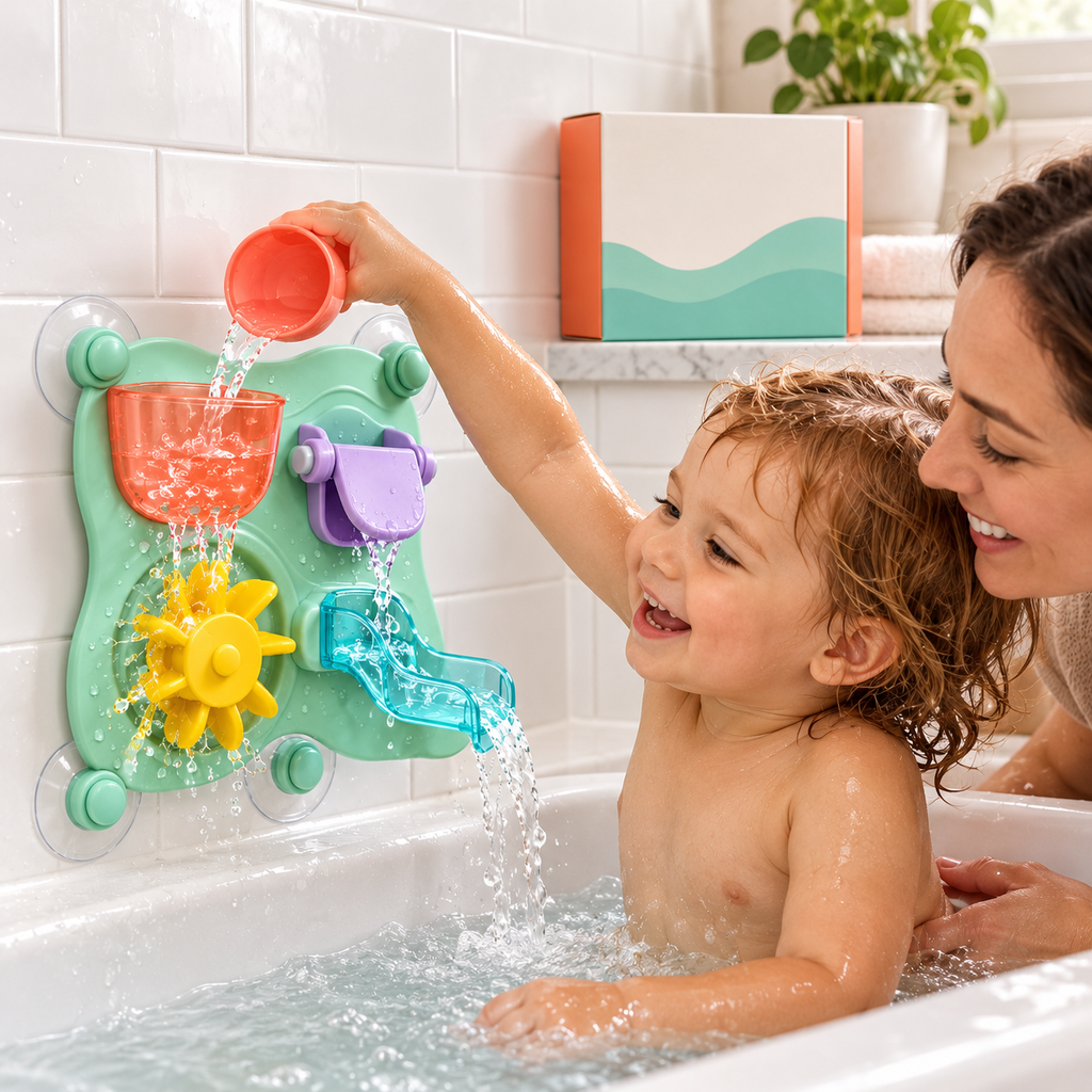 Kids' Waterfall Bath Toy – Pour, Splash & Make Bath Time Magical