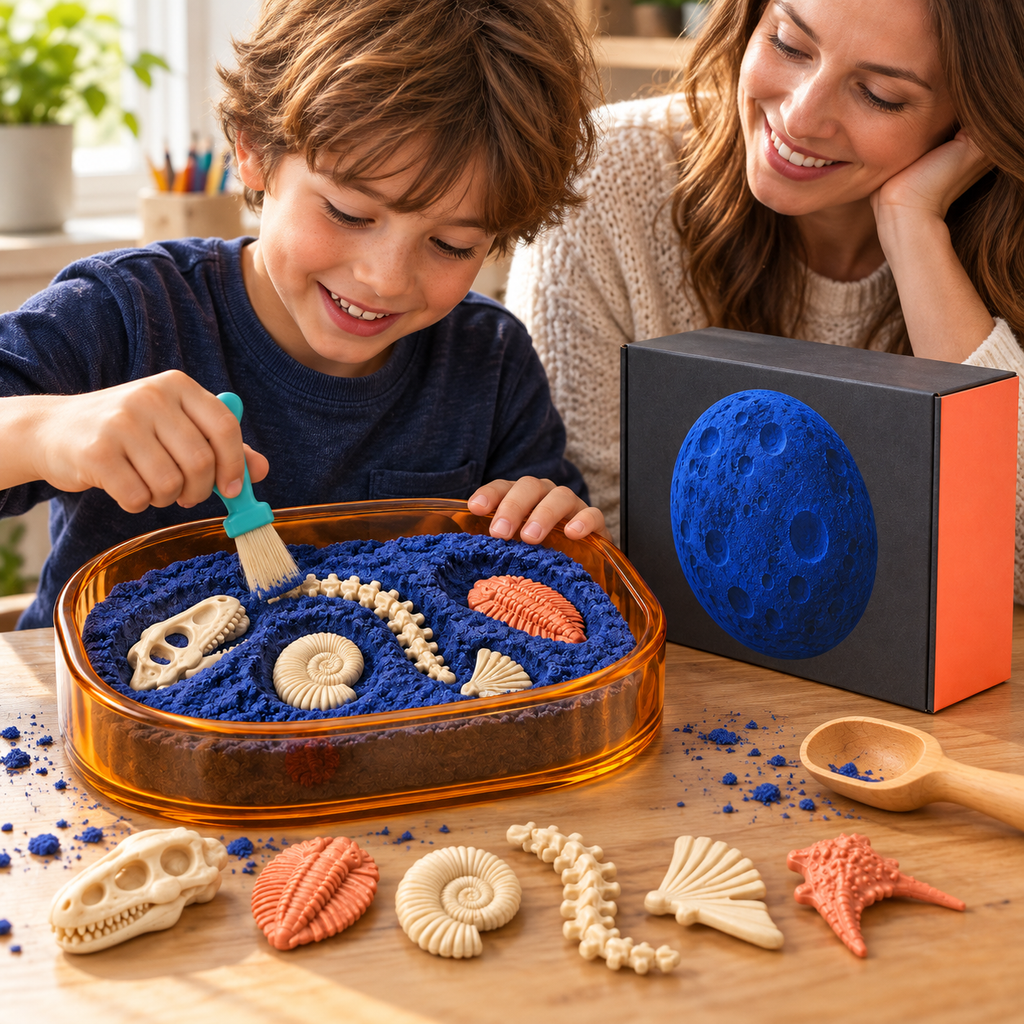 Dinosaur Fossil Dig Kit – Unearth Hidden Treasures & Explore Prehistoric Adventures