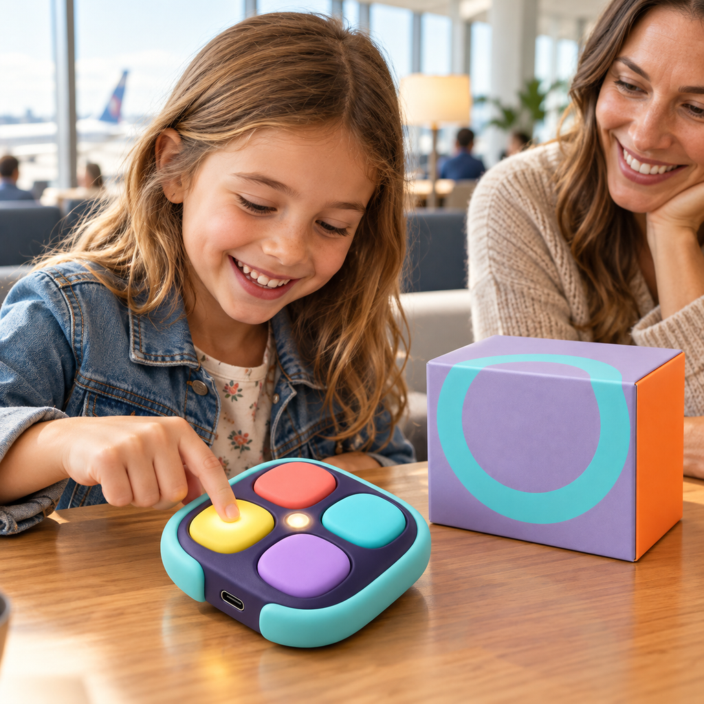 Interactive Light-Up Memory Game – Tap, Remember & Challenge Your Brain